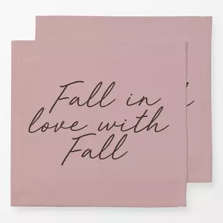 Servietten Fall In Love With Fall Rosa