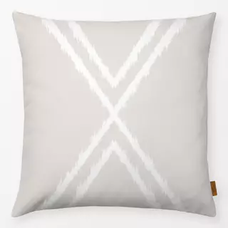 Kissen Cross Ikat Beige