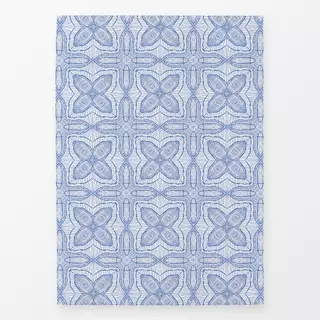 Geschirrtuch Geometric Blue