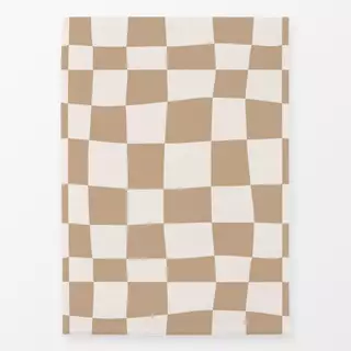 Geschirrtuch Crazy Chessboard Natur