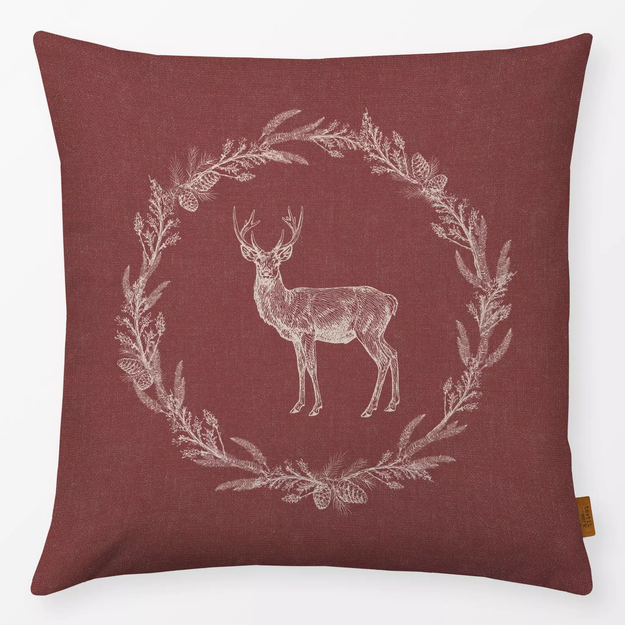 Kissen Kissen Nordic Deer wreath II