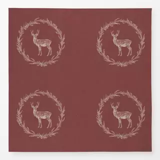 Tischdecke Nordic Deer wreath II