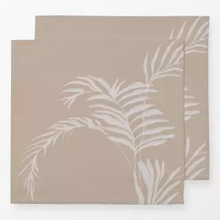 Servietten Palmenwedel Beige