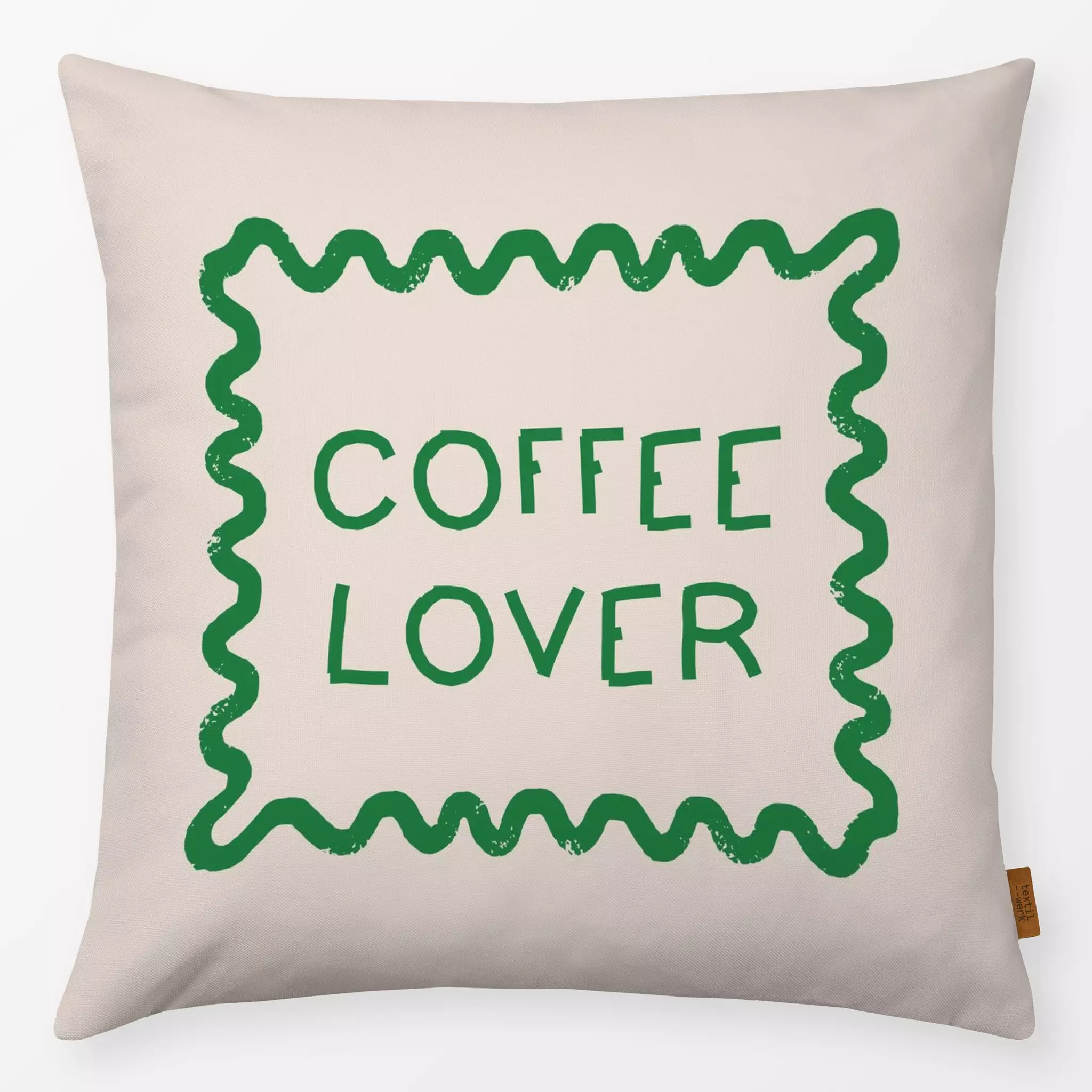 Kissen Kissen Coffee Lover Wellen