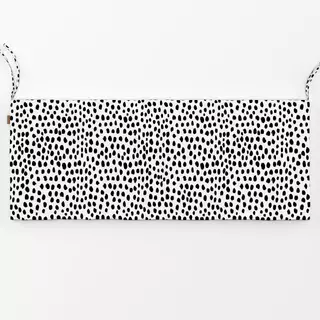 Bankauflage Dots Black White