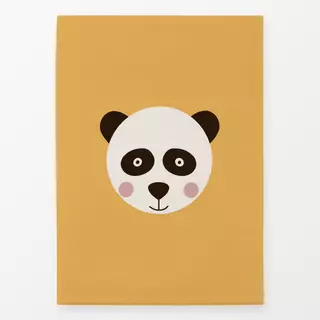 Geschirrtuch Panda gelb