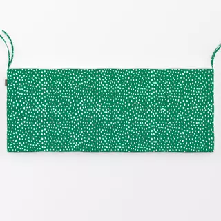 Bankauflage Snow Dots Green White