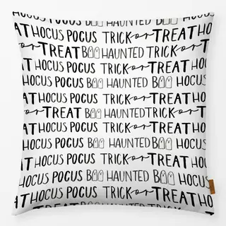 Kissen Halloween Lettering Pattern