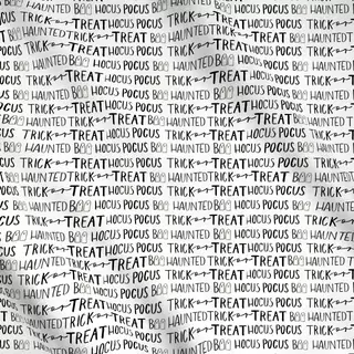 Meterware Halloween Lettering Pattern