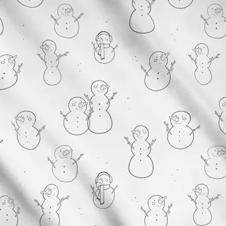 Meterware Snowman Pattern