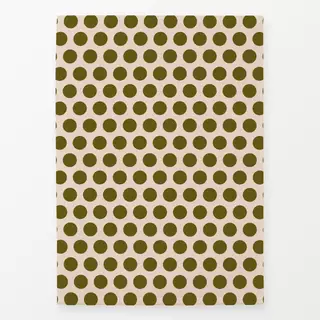 Geschirrtuch Polkadots | grün-beige