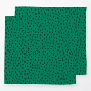 Servietten Snow Dots Green